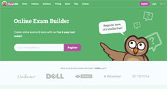 Desktop Screenshot of onlineexambuilder.com